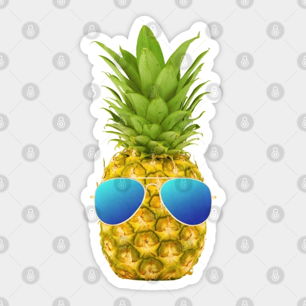 Cool Pineapple Sticker by Nerd_art